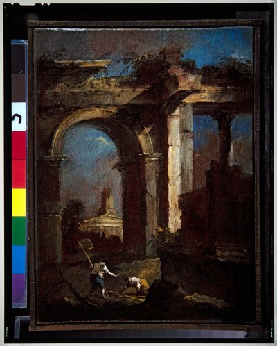 Et capriccio-par af Francesco Guardi