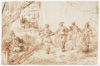 Harem-scene af Francesco Guardi