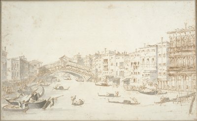 Rialtobroen af Francesco Guardi