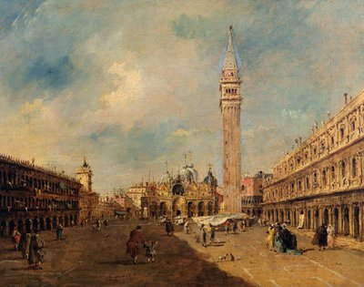 Piazza San Marco, ca. 1780 af Francesco Guardi