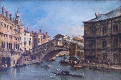 Rialto-broen af Francesco Guardi