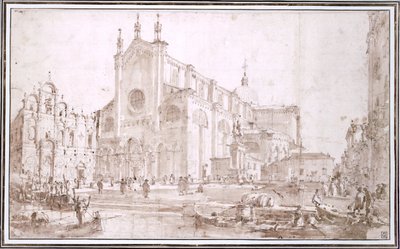 De hellige Johannes og Paulus af Francesco Guardi