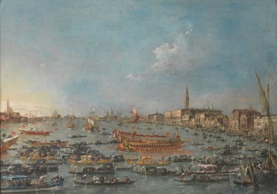 Bucintoro-festivalen i Venedig af Francesco Guardi