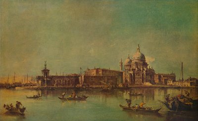 The Dogana and Salute, Venedig, c1775, 1938 af Francesco Guardi