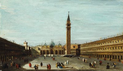 Piazza San Marco, Venedig ser mod øst, af Francesco Guardi