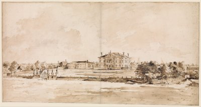 Villa Loredan nær Treviso af Francesco Guardi