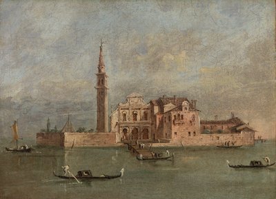 venetiansk kirke af Francesco Guardi