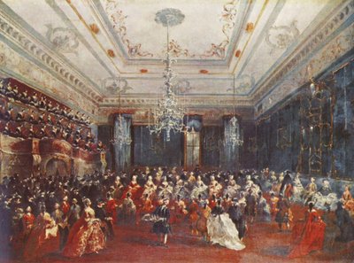 Venetiansk galakoncert af Francesco Guardi