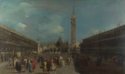 Venedig, Piazza San Marco, ca 1760 af Francesco Guardi