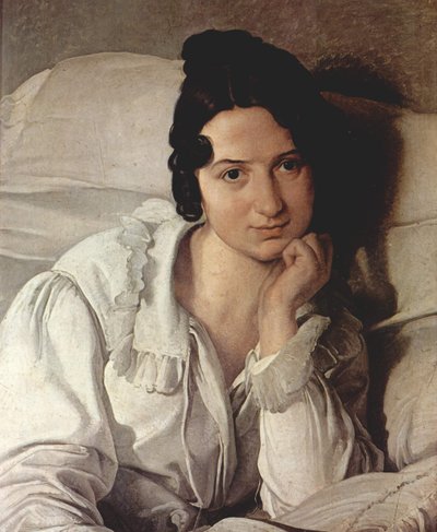Italiensk: Portræt af Carolina Zucchi Portræt af Carolina Zucchi af Francesco Hayez