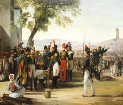 Napoleon efter slaget ved Wagram, af Francesco Hayez (1791-1882) af Francesco Hayez