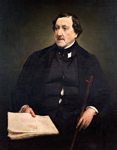 Portræt af Gioachino Rossini (Pesaro af Francesco Hayez
