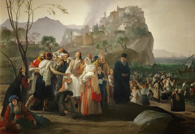 Flygtninge fra Parga af Francesco Hayez