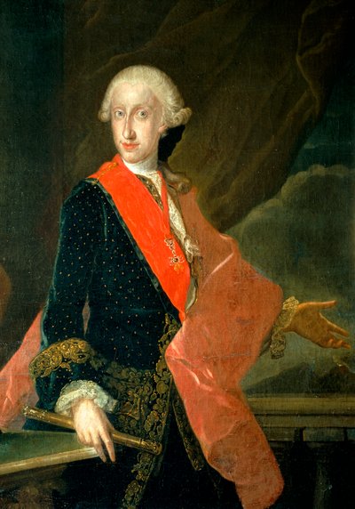 Portræt af Ferdinand I af To Sicilier (Napoli af Francesco Liani