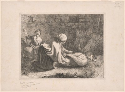 Planche 12, fra sættet med 12 pastoralscener af Francesco Londonio