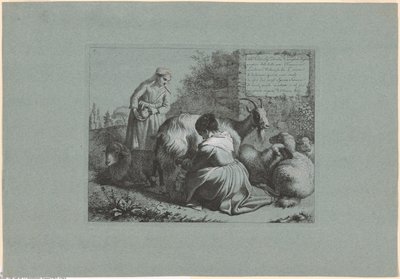 Planche 1, fra sættet med 12 pastoralscener af Francesco Londonio