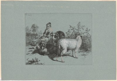 Planche 4, fra sættet med 12 pastoralscener af Francesco Londonio