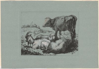 Planche 6, fra sættet med 12 pastoralscener af Francesco Londonio