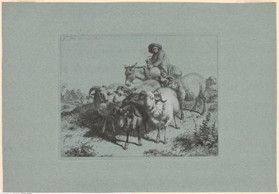 Planche 9, fra sættet med 12 pastoralscener af Francesco Londonio