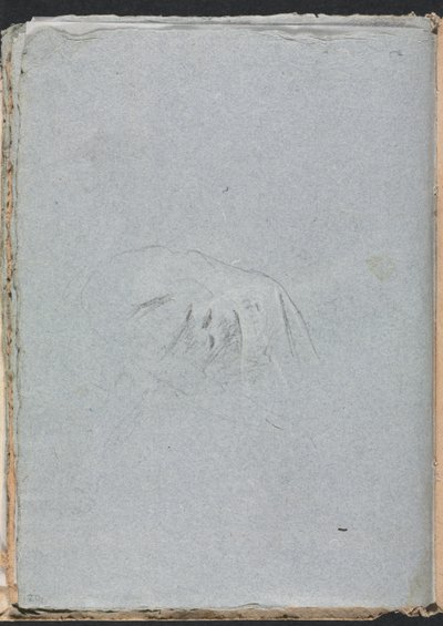 Verona Skitsebog: Draperi side 20, 1760. af Francesco Lorenzi
