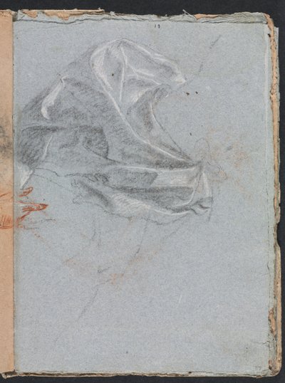 Verona Skitsebog: Draperistudie (side 37) af Francesco Lorenzi