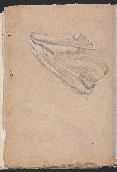 Verona Skitsebog: Draperistudie side 6, 1760. af Francesco Lorenzi