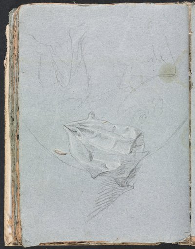 Verona Skitsebog: Draperistudie side 84, 1760. af Francesco Lorenzi