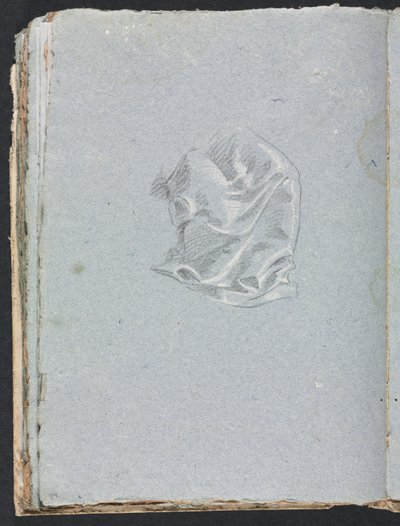 Verona Skitsebog: Draperistudie side 94, 1760. af Francesco Lorenzi