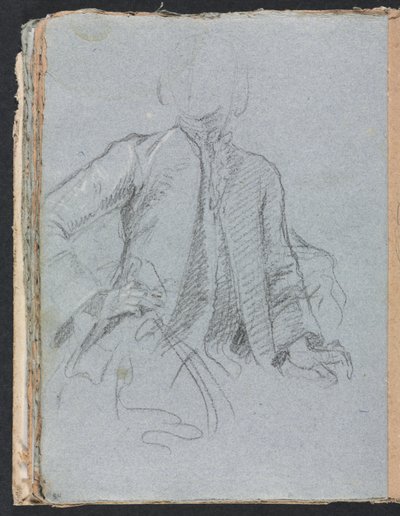 Verona Skitsebog: Gentleman side 54, 1760. af Francesco Lorenzi