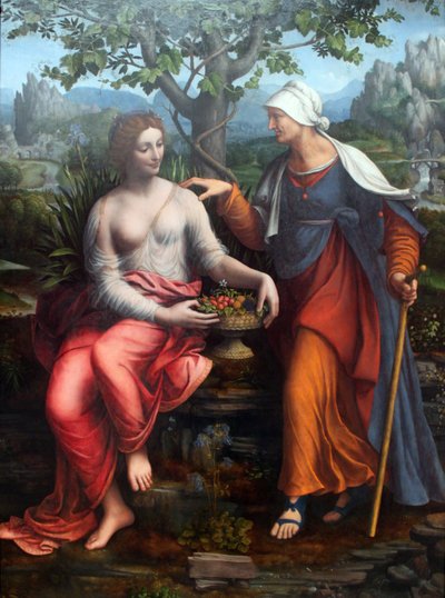 Vertumnus og Pomona af Francesco Melzi