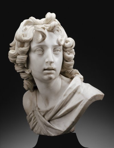 Buste af en ungdom, muligvis Sankt Johannes Døberen, 1630-40 af Francesco Mochi