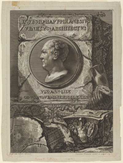 Giovanni Battista Piranesi af Francesco Piranesi