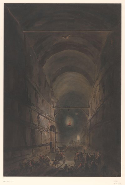 Grotte af Posillipo Posillipo-grotten ved Neapel af Francesco Piranesi