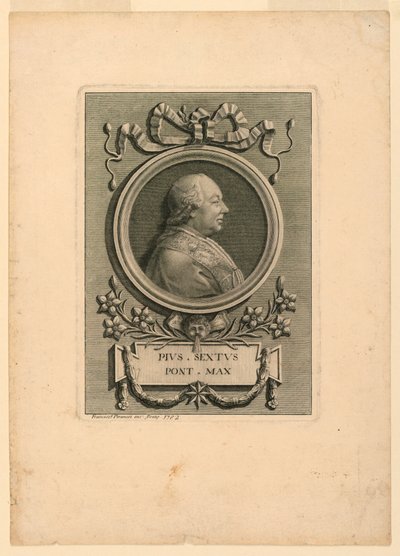 Pave Pius VI (1775-1799) af Francesco Piranesi