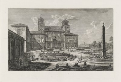 Villa Medici af Francesco Piranesi