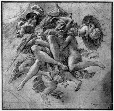 Design til Ulysses Gallery, Fontainebleau, c1540