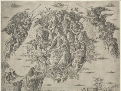 Jomfruens antagelse af Francesco Rosselli