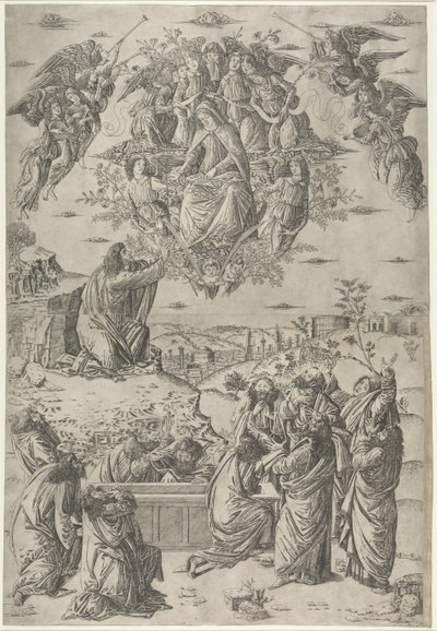 Jomfruens antagelse af Francesco Rosselli