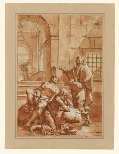 Josef tolker sine medfangers drømme af Francesco Salvator Fontebasso
