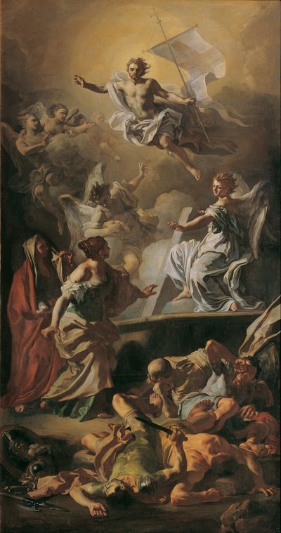 Kristi opstandelse af Francesco Solimena