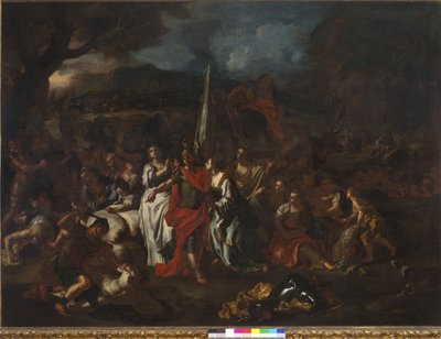 David Defeator af Amalekiterne, 1720-21 af Francesco Solimena