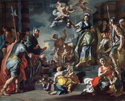 Judith med hovedet af Holofernes af Francesco Solimena