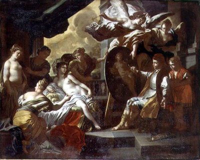 Zeuxis og Jomfruerne fra Croton af Francesco Solimena