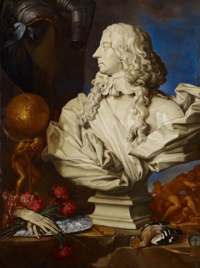 Allegorisk stilleben med Berninis buste af Francis I d