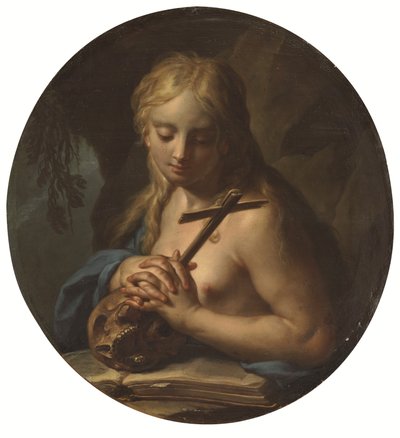 Katuva Magdaleena (öljy) af Francesco Trevisani