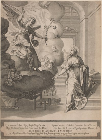 Bebudelsen af Francesco Villamena, after Mario Arconio