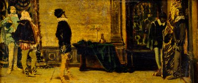 Før duellen (maleri) af Francesco Vinea