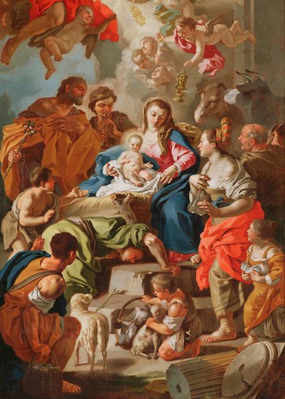 Hyrdernes tilbedelse af Francesco de Mura