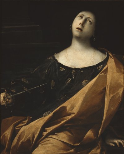 Lucretias død, 1633-35 af Francesco del Cairo