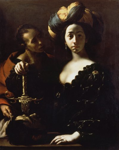 Judith med leder af Holofernes af Francesco del Cairo